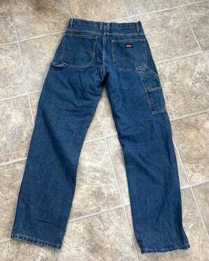 Dickies Grunge Carpenter Distressed Pants Jeans Relaxed Casual Workwear 34 x 30